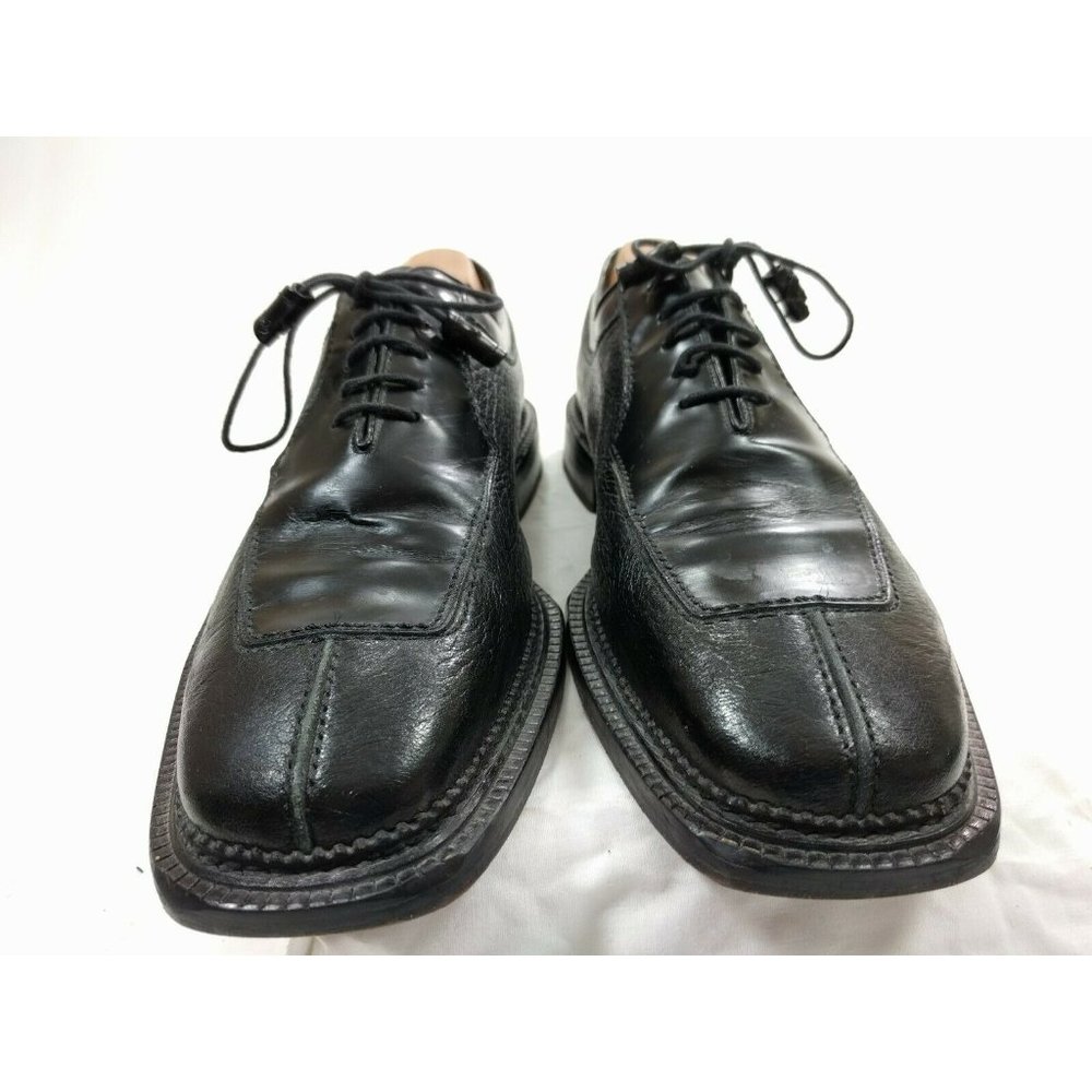 Mezlan Cappella Black Split Toe Oxford 10.5 Men’s - Picture 5 of 10